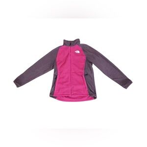 The North Face Viva Magenta Women’s Pink Purple Fleece Full Zip Up Jacket Large